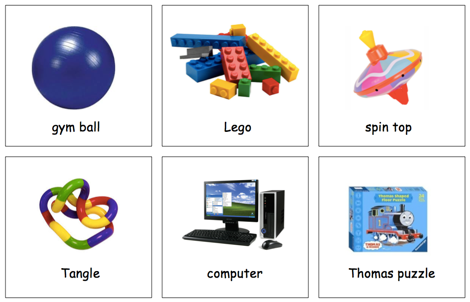 free picture choice board