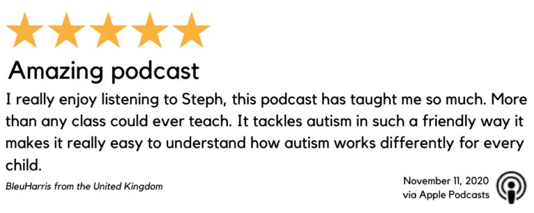Autism Spectrum teacher podcast review